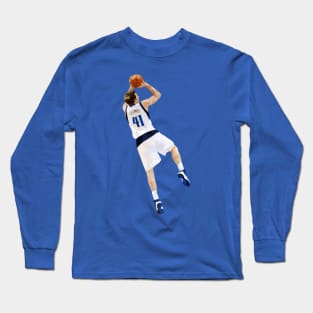 Dirk Nowitzki Fadeaway Long Sleeve T-Shirt